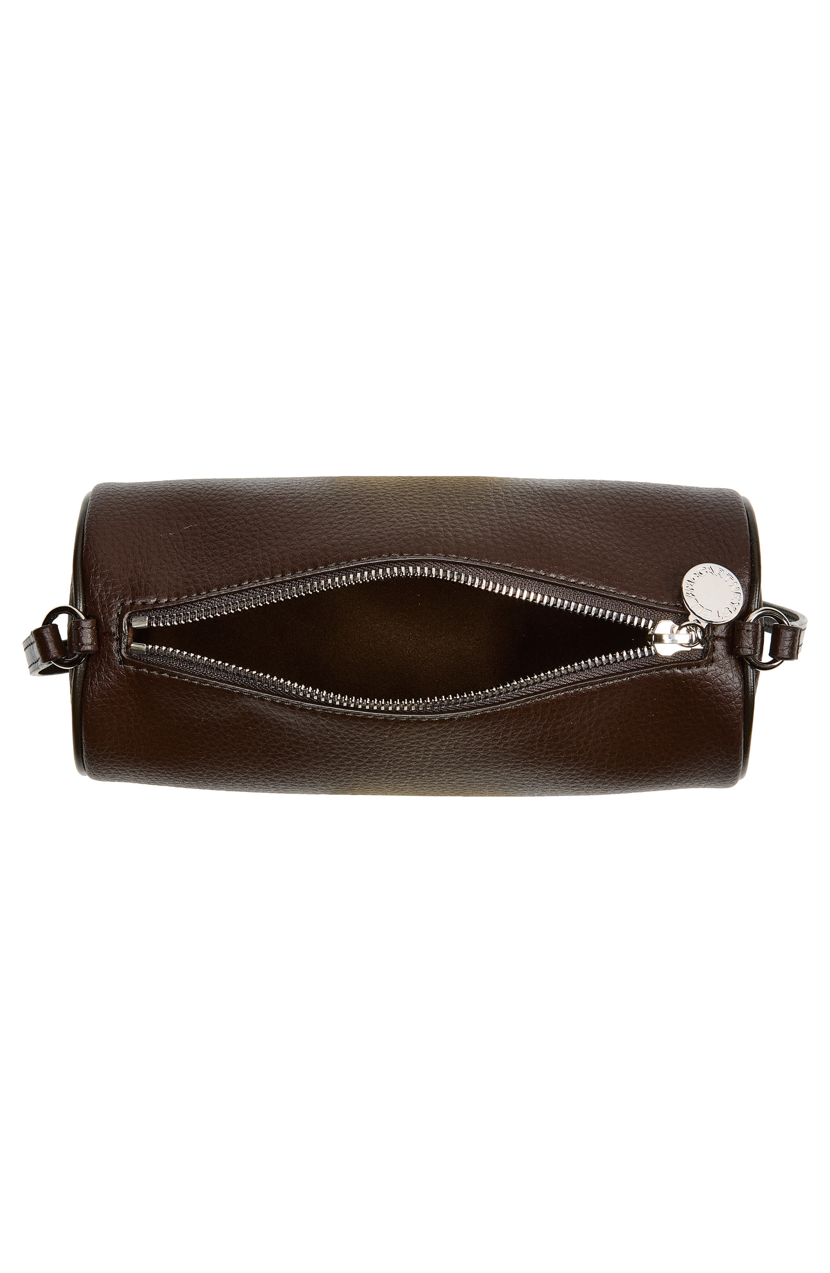 Logo Faux Leather Bracelet Pouch, Alternate, color, CHOCOLATE BROWN
