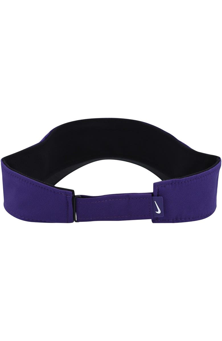 Nike Men's Nike TCU Horned Frogs Purple Sideline Performance Visor, Alternate, color,