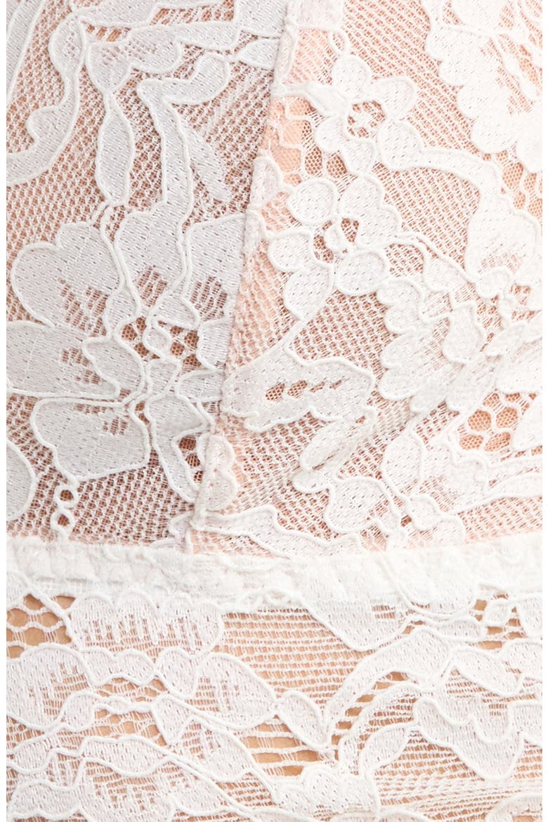 Lace Longline Bralette, Alternate, color, WHITE