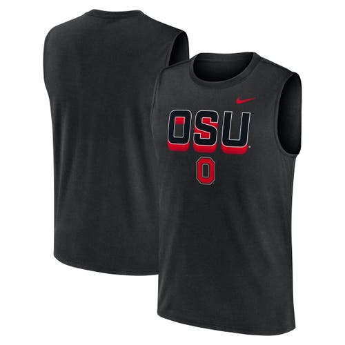Nike Black Ohio State Buckeyes Primetime Tricode Legend Performance Tank Top