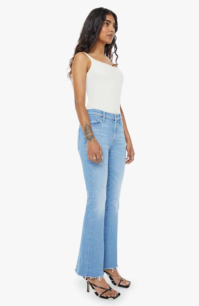 MOTHER Lil Fray Hem Bootcut Jeans, Alternate, color, Satisfy Your Cravings