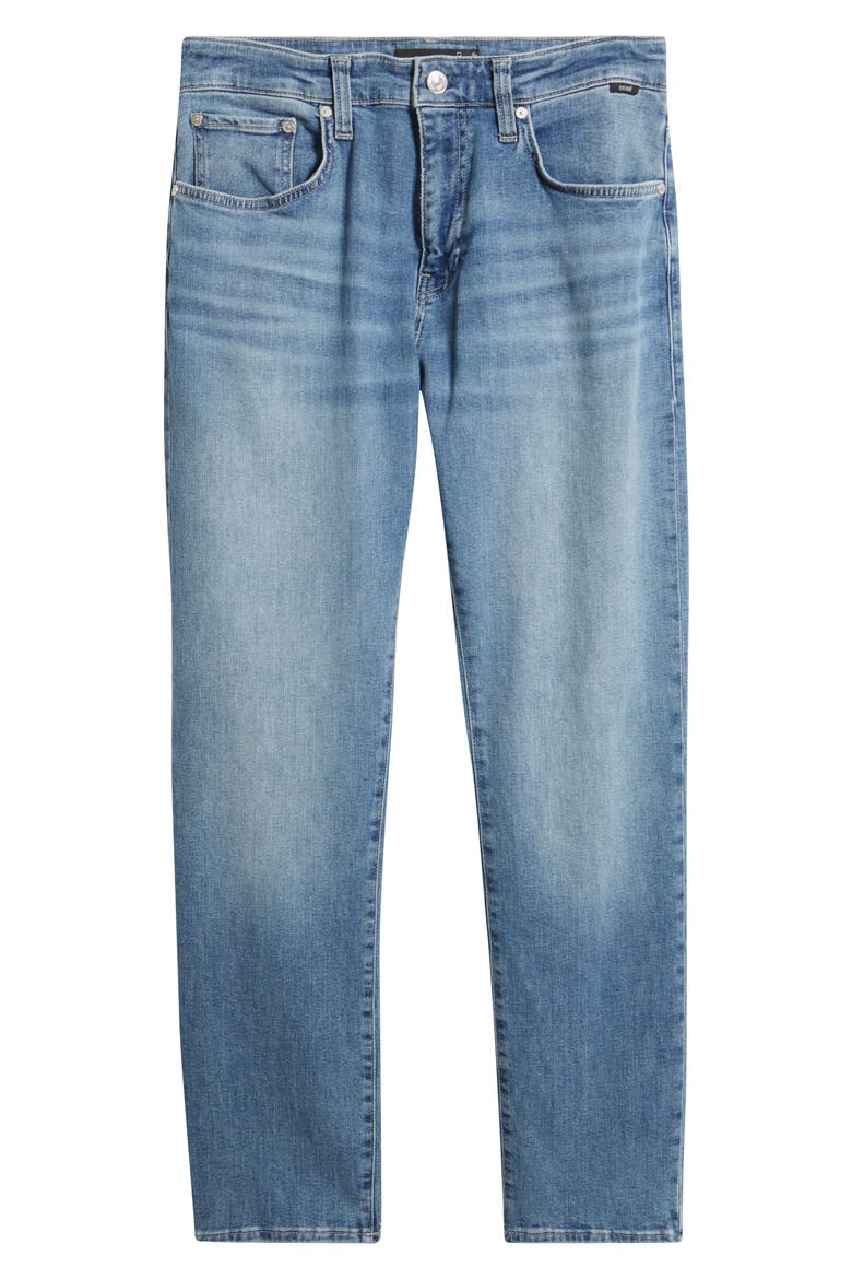 Zach Straight Leg Jeans, Alternate, color, MID BRUSHED CLASSIC