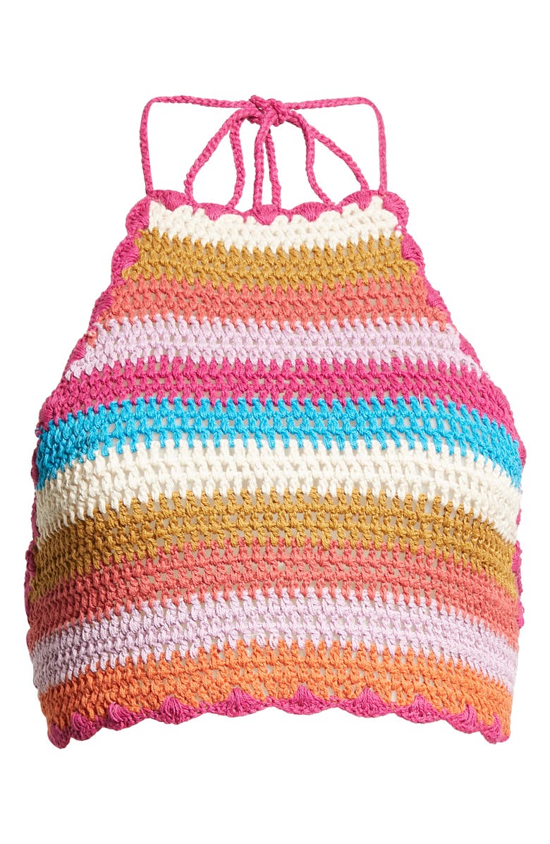 XÍRENA Gema Cotton Peplum Sleeveless Top, Alternate, color, 