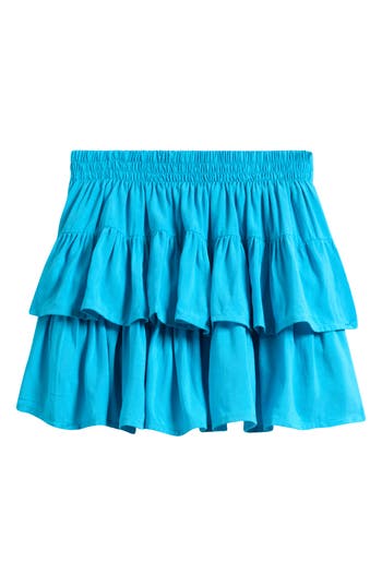 Vintage Havana Kids' Ruffle Skort In Blue