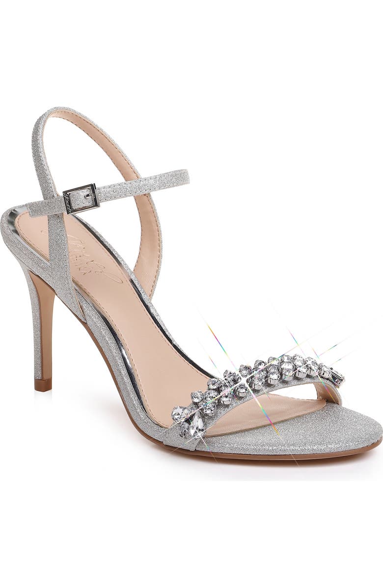 Jewel Badgley Mischka Stefanie Embellished Sandal, Main, color,