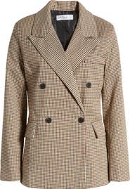 Petal & Pup Juliette Check Double Breasted Blazer