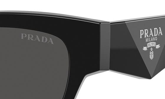 Женские солнцезащитные очки Prada 53mm Butterfly Sunglasses — фото 6