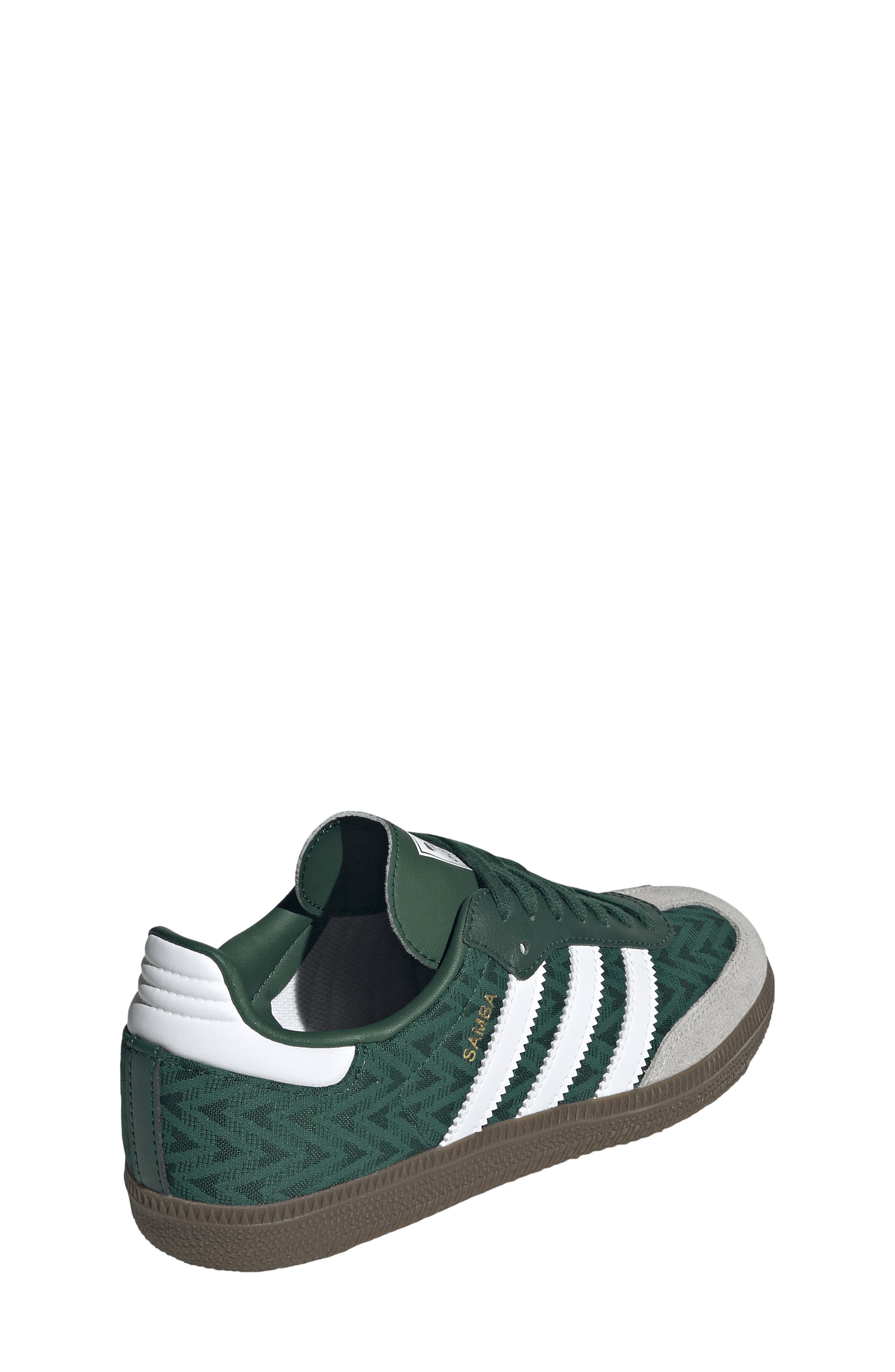 adidas Kids' Samba XLG Sneaker, Alternate, color, Green/ White/ Gum5