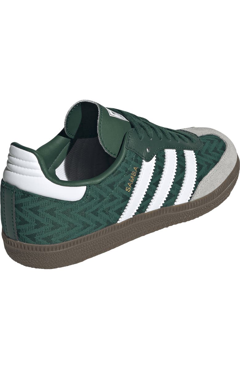 adidas Kids' Samba XLG Sneaker, Alternate, color, Green/ White/ Gum5