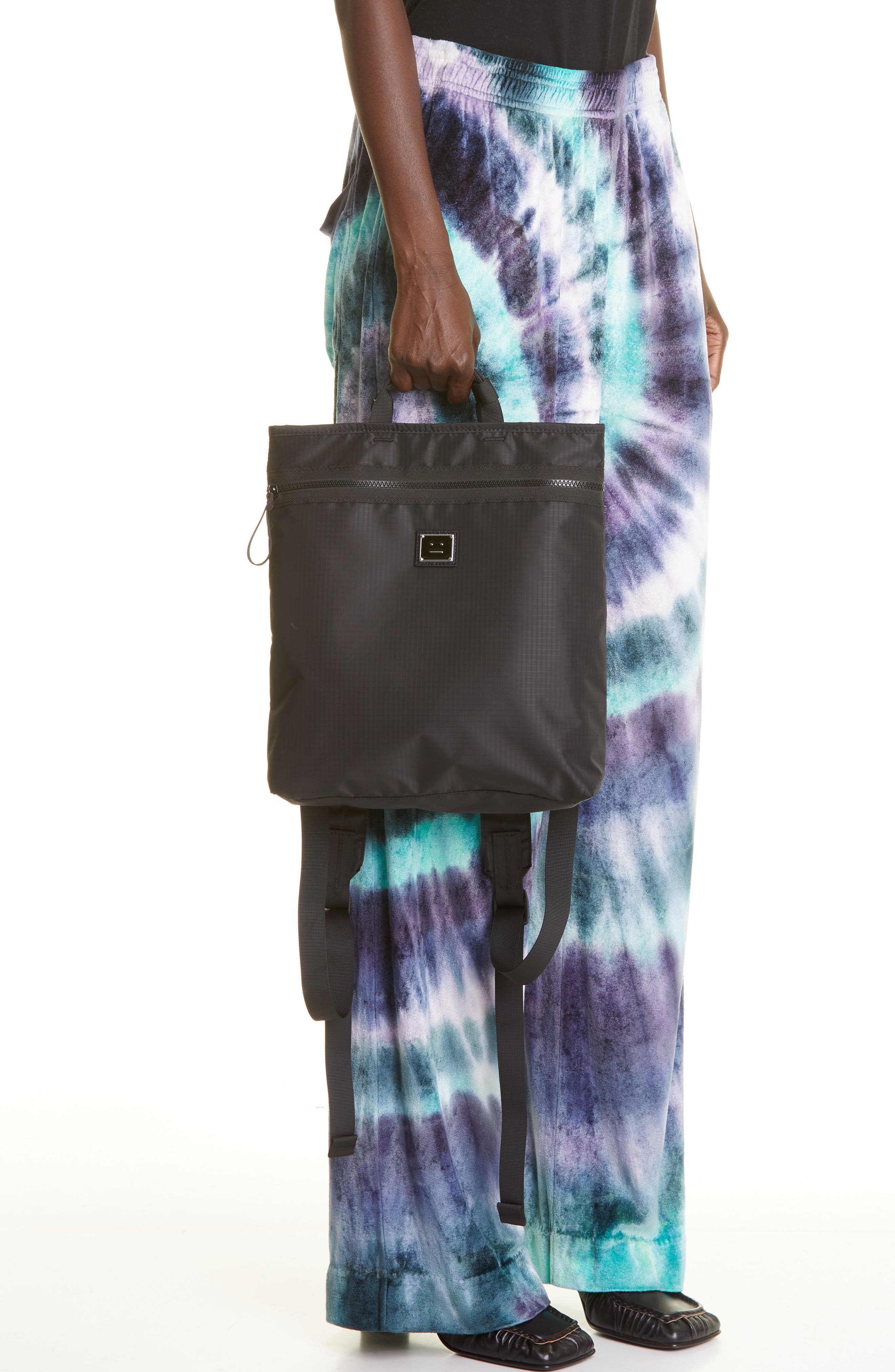 Acne Studios Atton Ripstop Backpack, Alternate, color, 