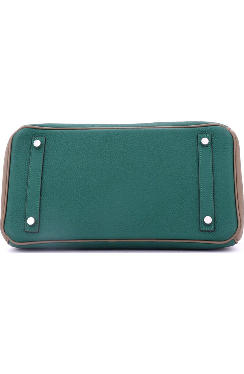 Pre-Owned Hermes Birkin Handbag Bicolor Togo with Brushed Palladium Hardware 30, Alternate, color,