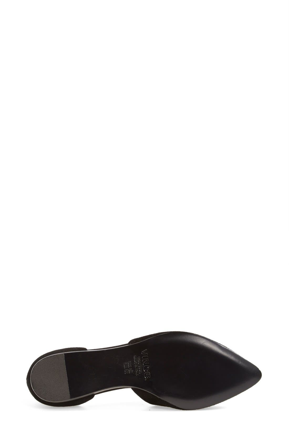 Vince 'Nina' d'Orsay Flat, Alternate, color, 