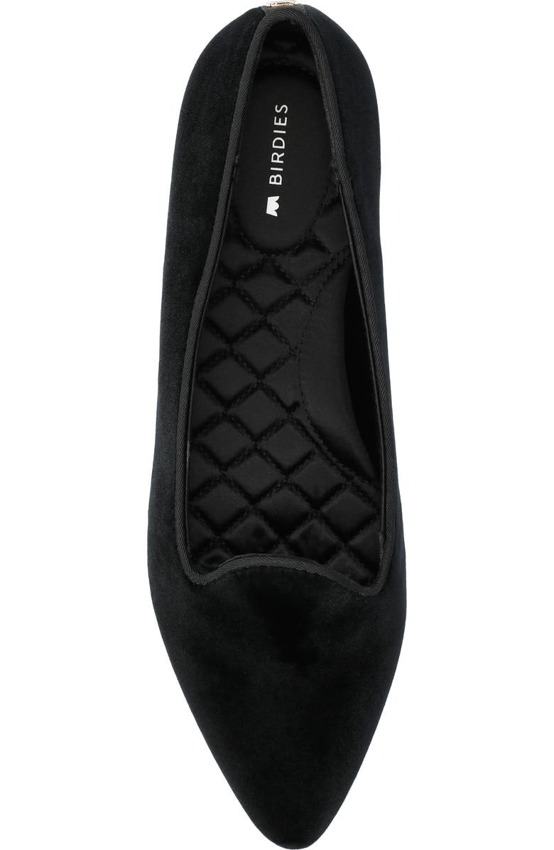 Birdies The Sparrow Slip-on Velvet, Alternate, color, Black Velvet