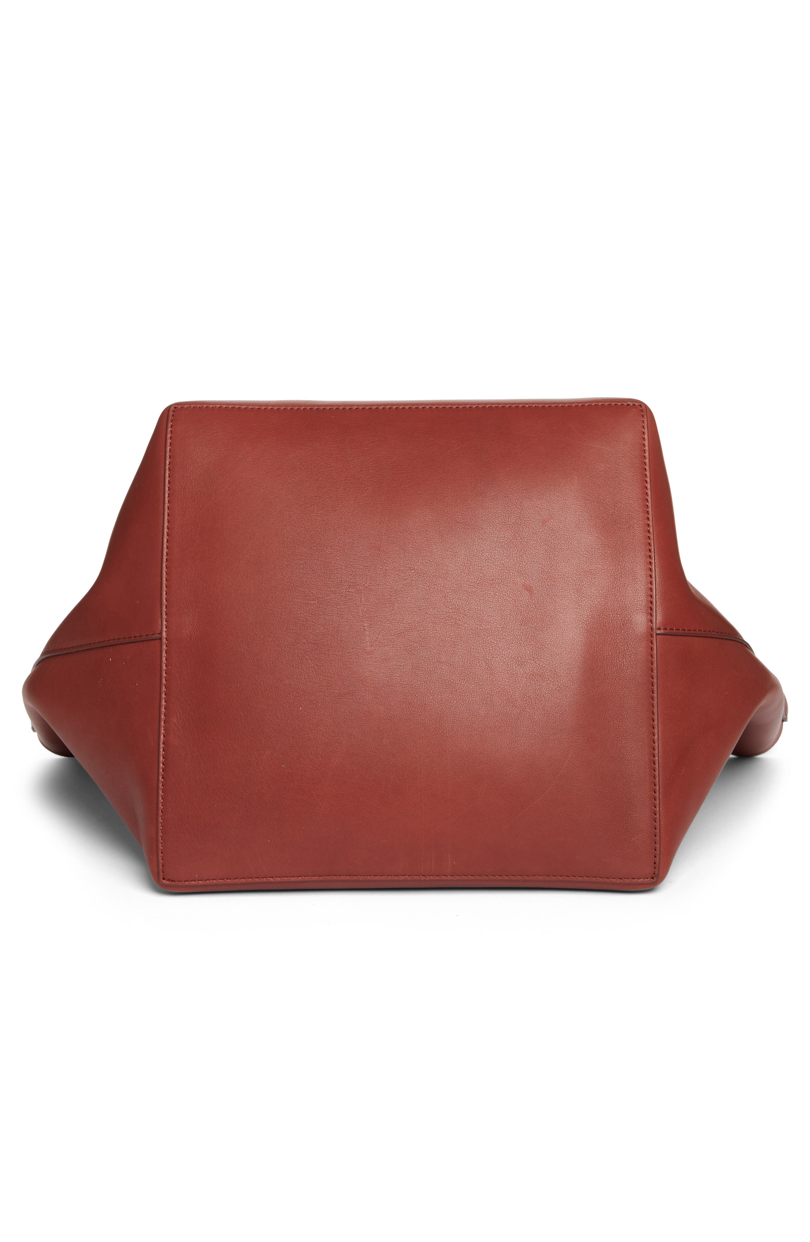 Park Three Leather Tote, Alternate, color, COGNAC