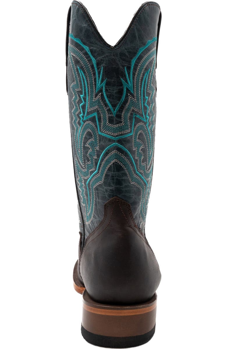 Ferrini Men's Clint Western Boot, Alternate, color, Chocolate