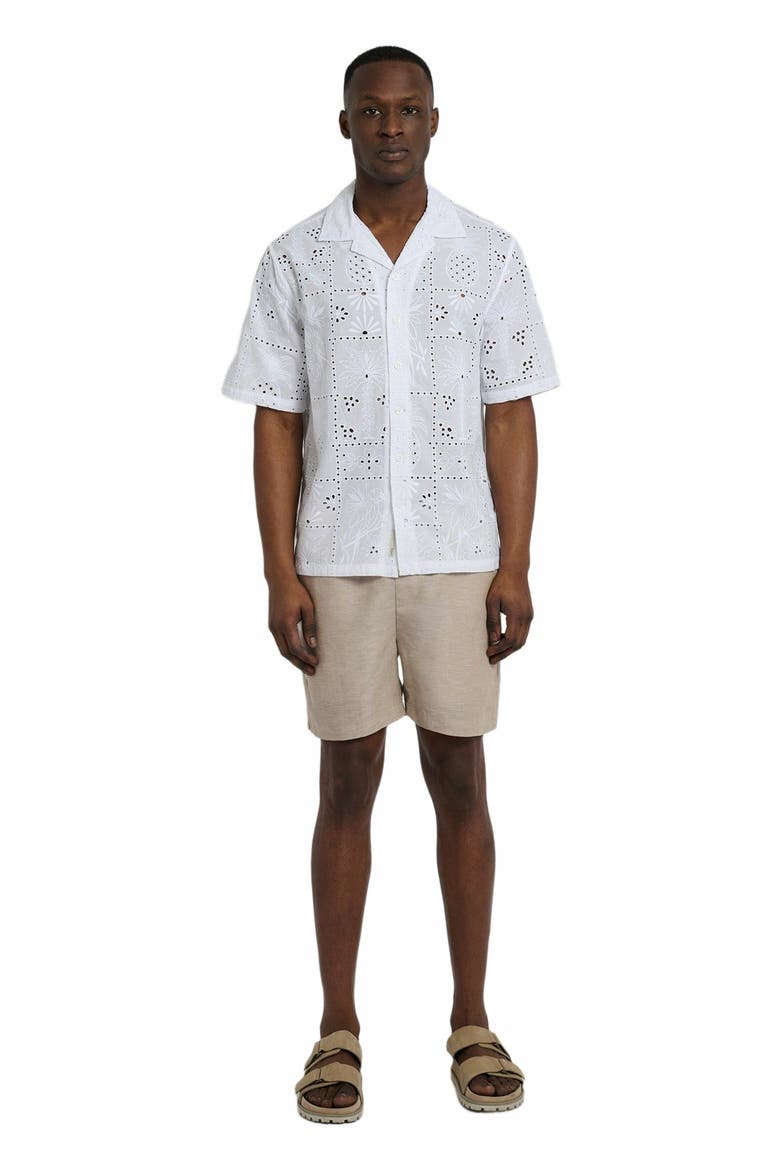 Oversized Vacation Shirt, Main, color, WHITE