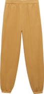 MANGO Stretch Cotton Fleece Joggers