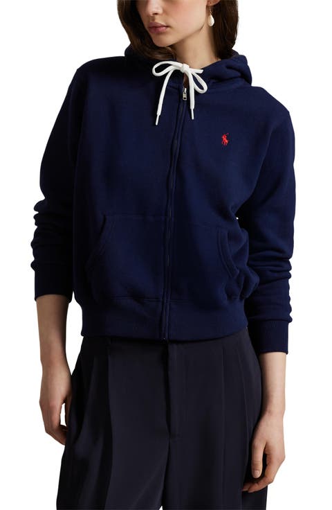 Arctic Fleece Shrunken Fit Zip-Up Hoodie