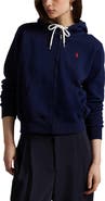 Polo Ralph Lauren Full Zip Cotton Blend Fleece Hoodie