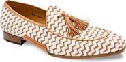 Mezlan Santa Tassel Bit Woven Leather Loafer