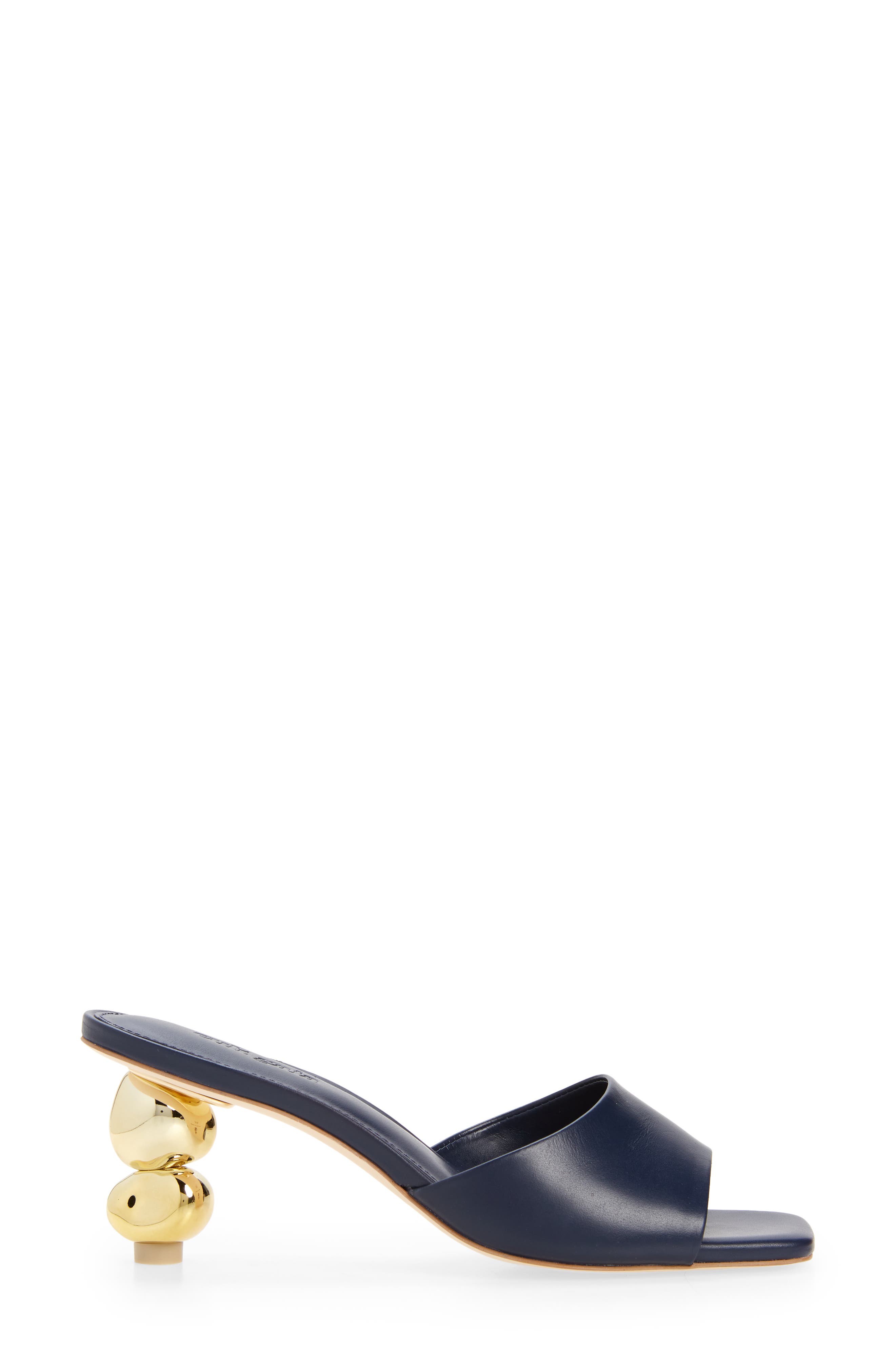 Gigi Slide Sandal, Alternate, color, NAVY