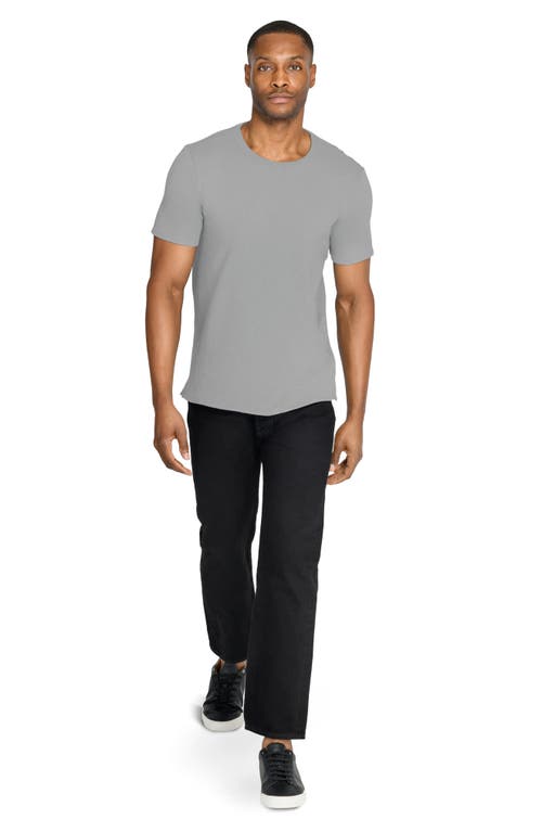 Wrk W.r.k Asher White Slub Stretch Cotton & Modal T-shirt