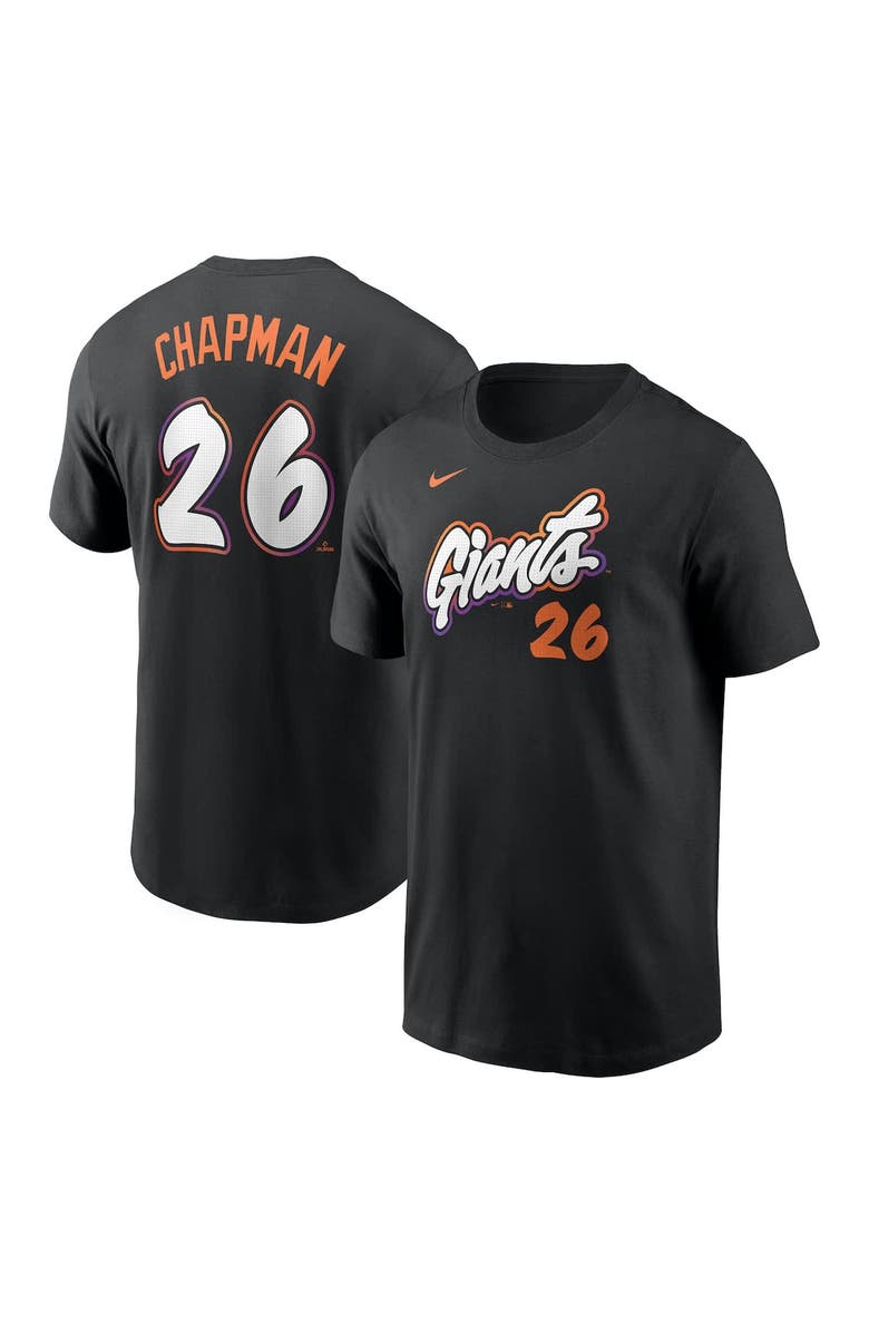 Nike Men's Nike Matt Chapman Anthracite San Francisco Giants 2025 City Connect Fuse Name & Number T-Shirt, Alternate, color, Anthracite