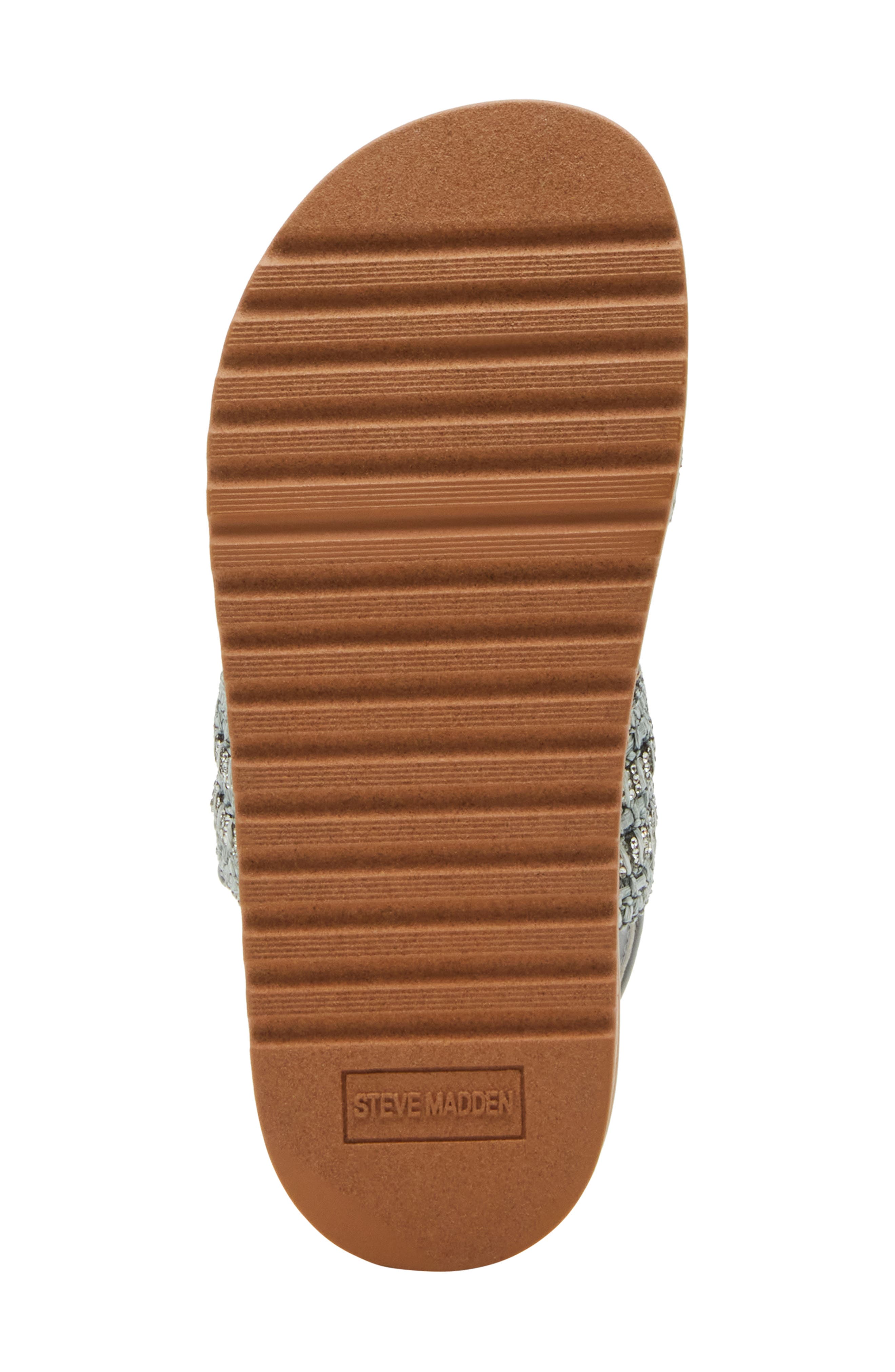 Steve Madden Kids' Jbuggy Slingback Platform Sandal, Alternate, color, Blue