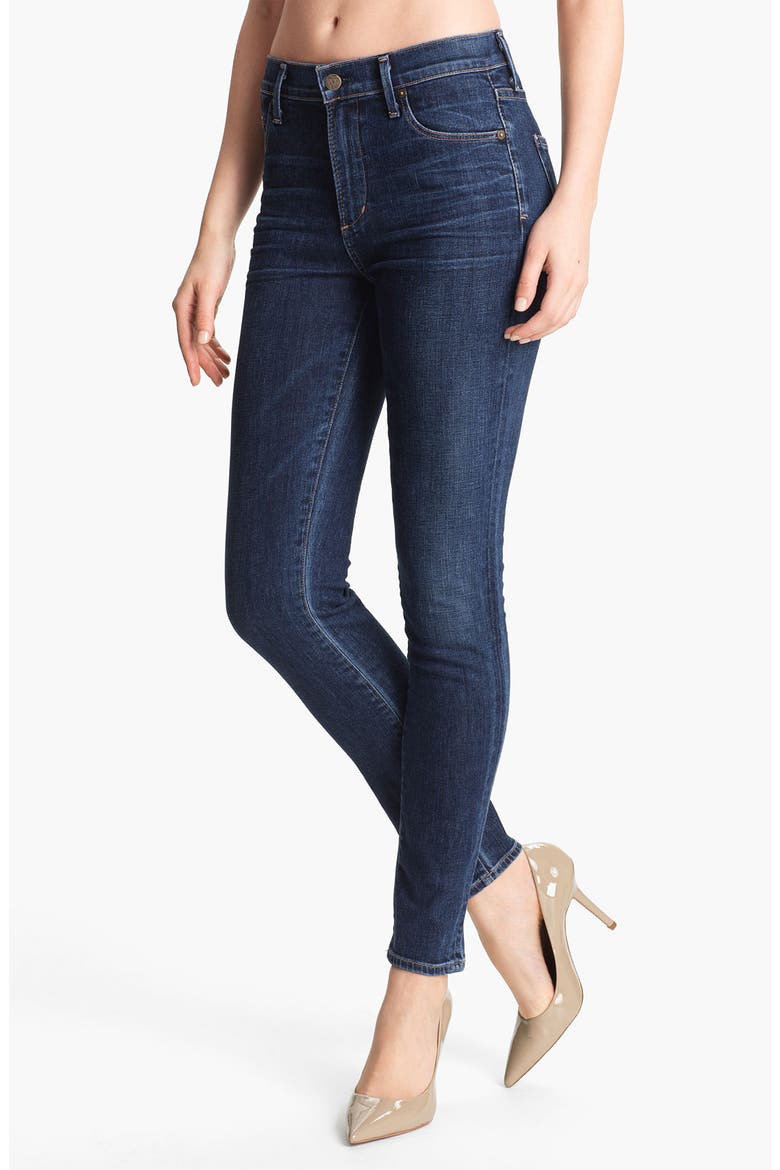 'Rocket' High Rise Skinny Jeans, Main, color, CRISPY
