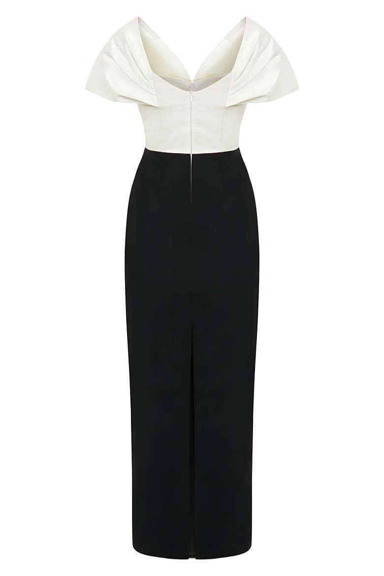 Maxi Dress with Corset Design, Alternate, color, Multi-Colored
