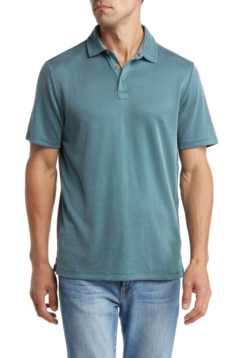 Breezeway Spectator Polo, Main, color, DEEP SEA TEAL