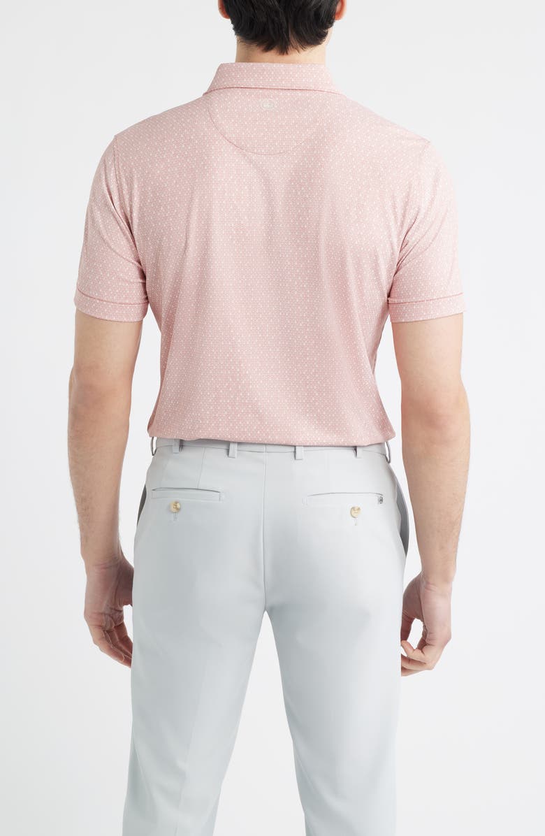 Peter Millar Casablanca Performance Jersey Golf Polo, Alternate, color, Faded Scarlet