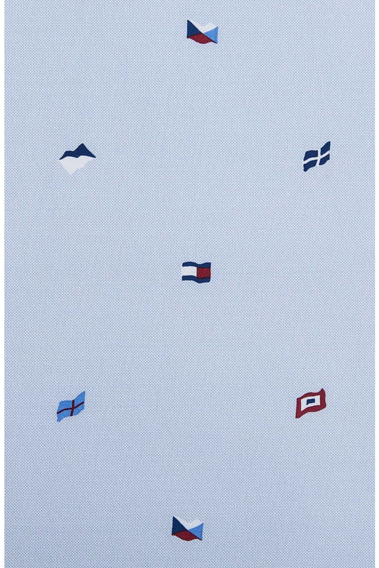 Nautical Flag Cotton Percale Sheet Set, Alternate, color, BOATHOUSE BLUE