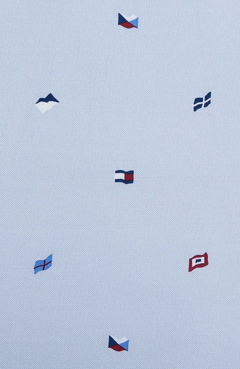 Tommy Hilfiger Nautical Flag Cotton Percale Sheet Set, Alternate, color, Boathouse Blue