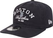 New Era Men's New Era Navy Boston Red Sox Stacked 19TWENTY Adjustable Hat