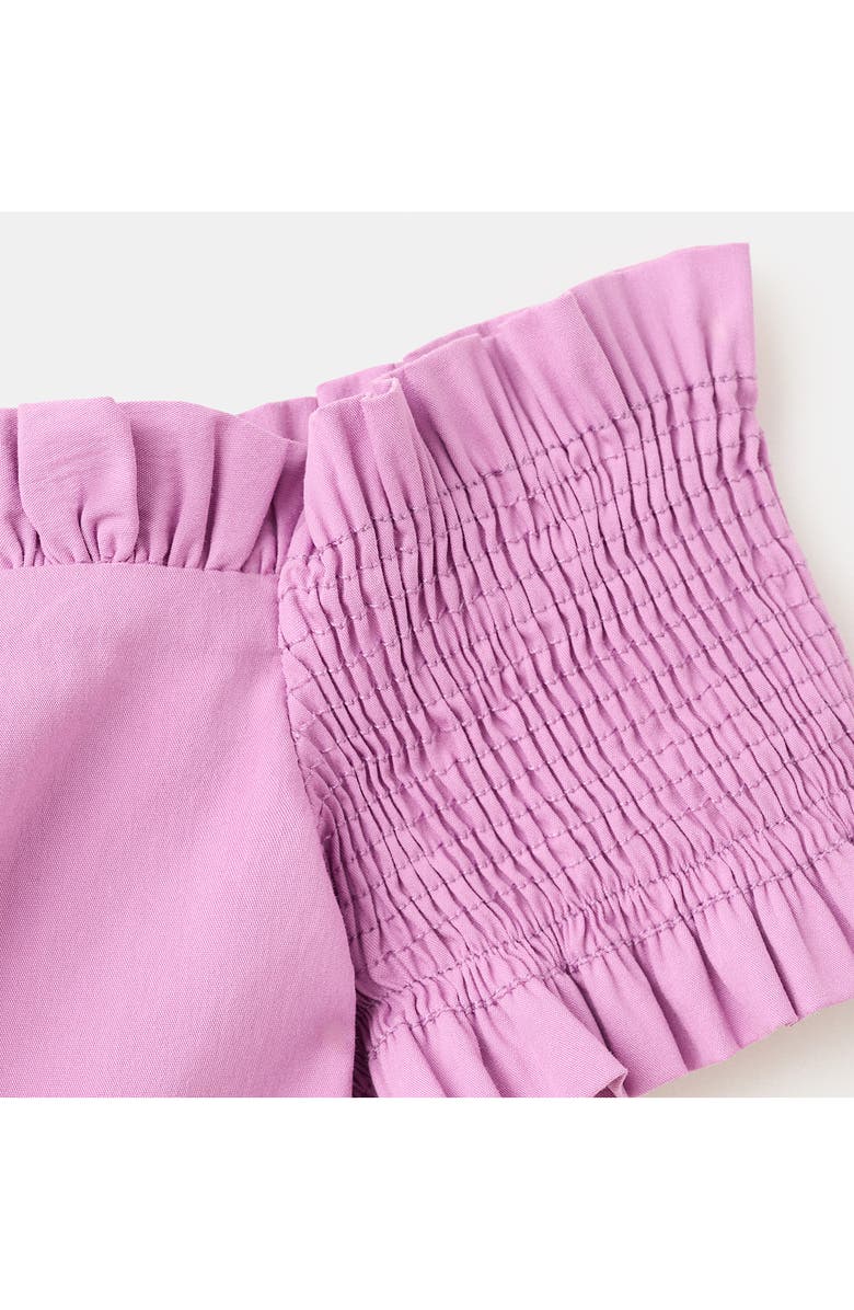 MANGO Featuring Hailey Bieber Dreyfus Off the Shoulder Shirt, Alternate, color, Pastel Pink