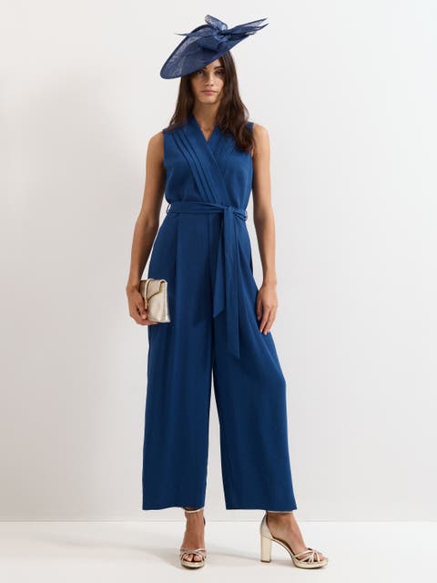Maisley Pleated Cropped Jumpsuit