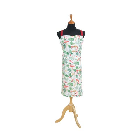 Mushroom Meadow 100% Cotton Apron