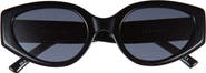 Le Specs Fevered 53mm Oval Sunglasses