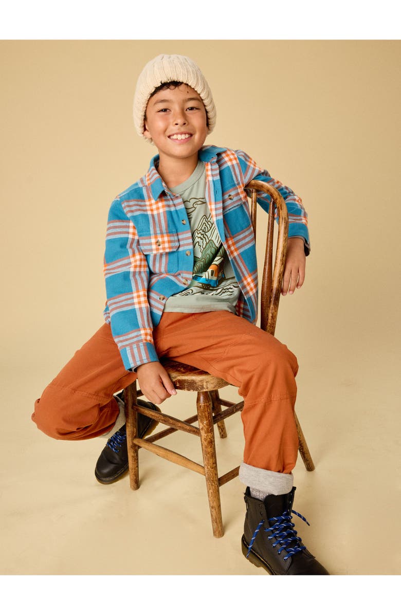 Tea Collection Cozy Does It Lined Pants, Alternate, color, Ginger Bread