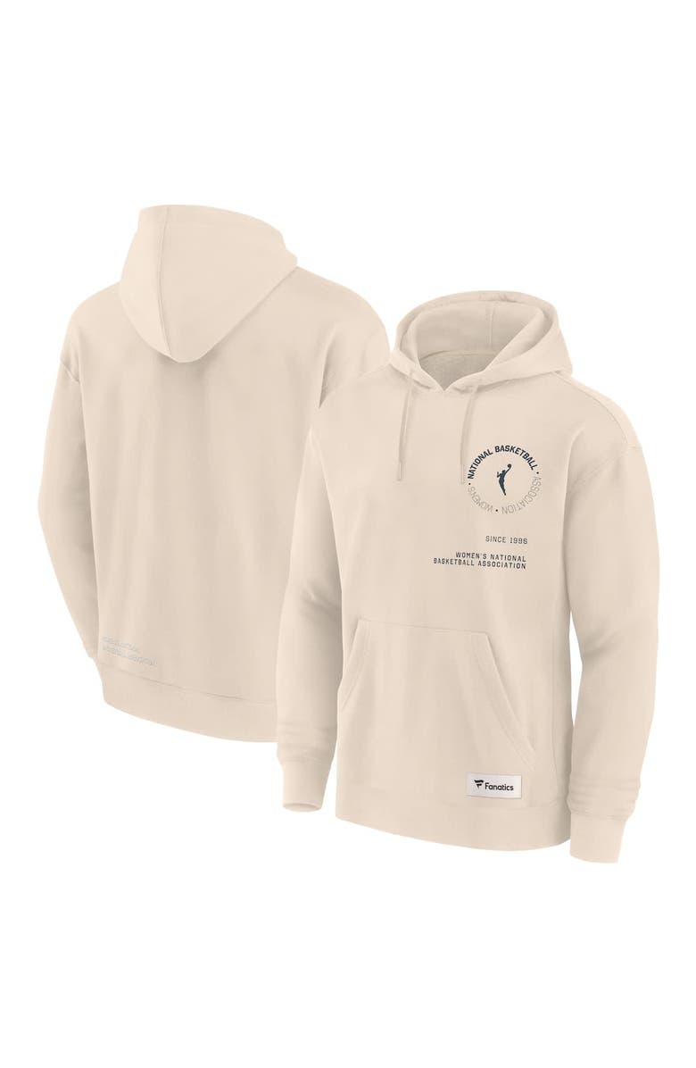 FANATICS Men's Fanatics Cream WNBA Elements Future Ground Info Pullover Hoodie, Alternate, color, Cream