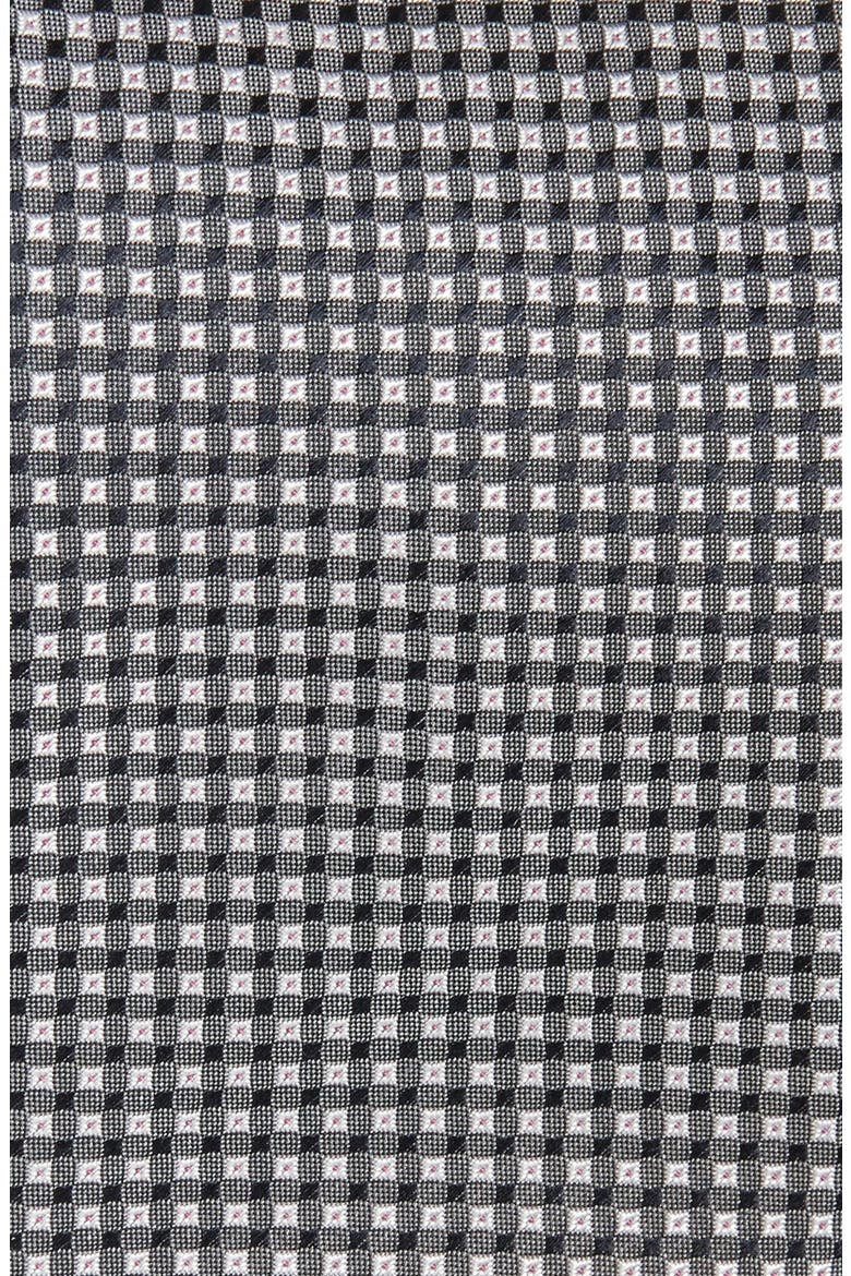 Medallion Silk Tie, Alternate, color, MEDIUM GREY
