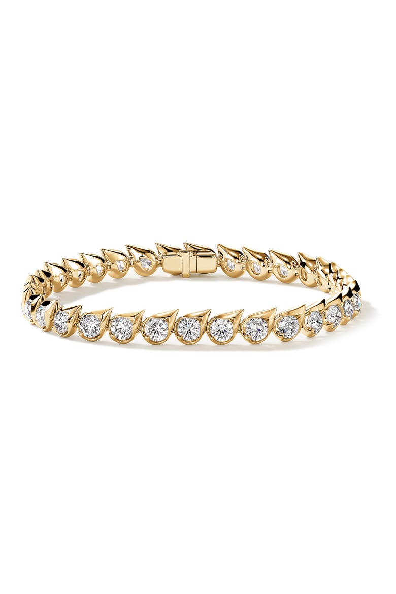Lu Droplet Bracelet, Main, color, YELLOW GOLD/ DIAMOND