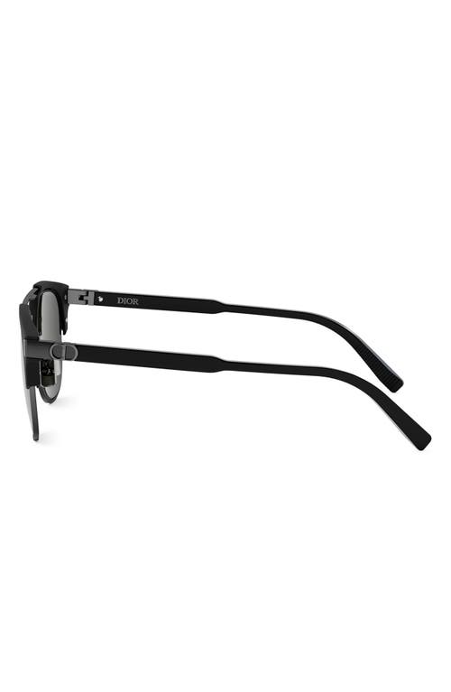 Dior Cd Icon R1u 55mm Round Sunglasses In Black