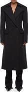 Helmut Lang Sculptural Wool Blend Coat