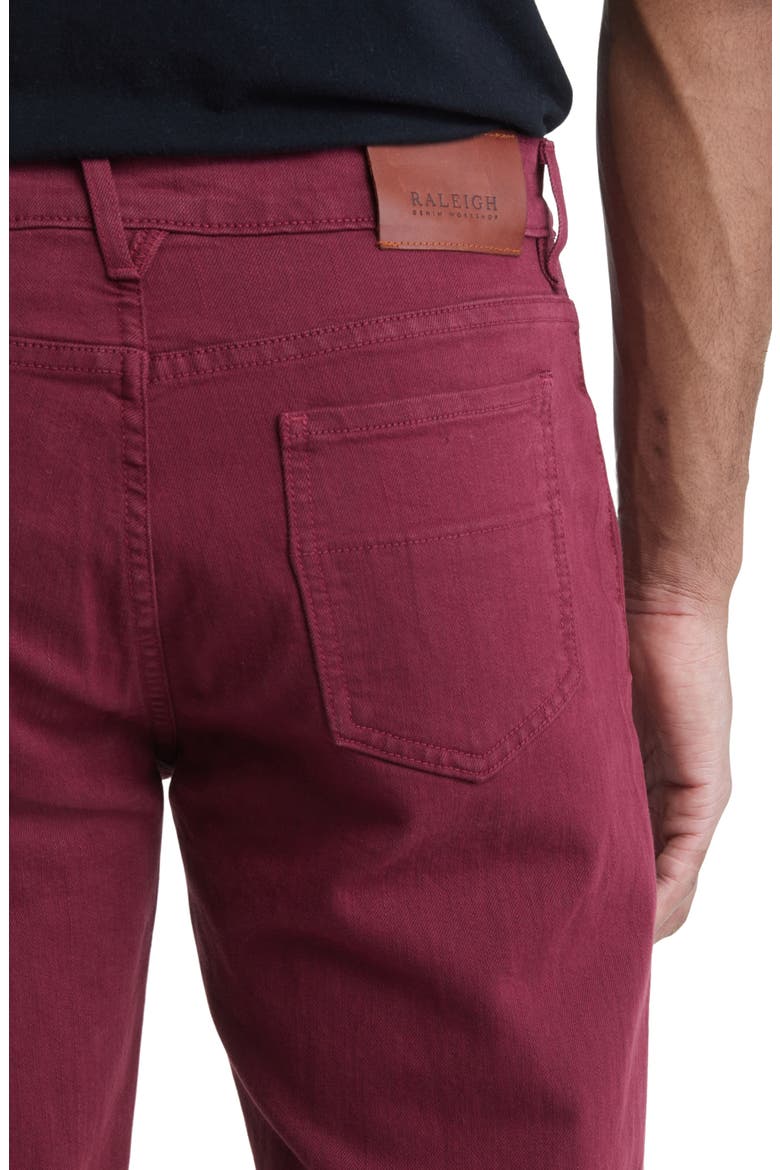 Alexander Relaxed Straight Leg Stretch Twill Pants, Alternate, color, GARNET