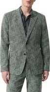 rag & bone Butler Classic Fit Marl Stretch Cotton Blend Sport Coat