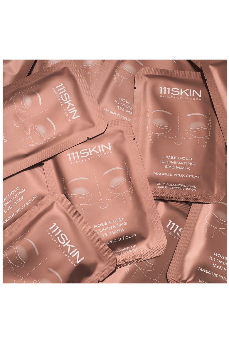 Rose Gold Illuminating 8-Piece Eye Mask Box, Alternate, color, NO COLOR