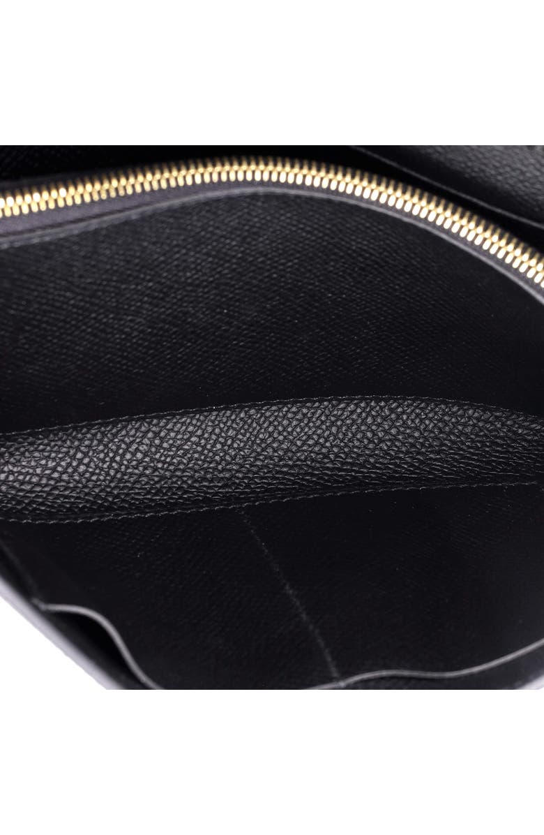 Pre-Owned Hermes Kelly To Go Wallet Epsom, Alternate, color, Noir