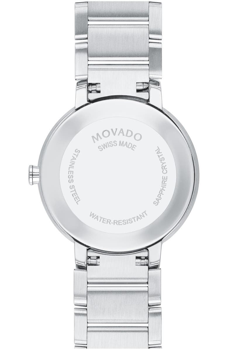 Movado Sapphire Diamond Bracelet Watch, 28mm, Alternate, color, 